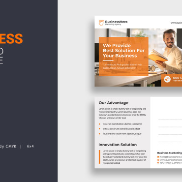 Postcardcardcommercialcompanyconsultantcorporate Postcardfinancialmarketingmultipurposepostcardpostcard Corporate Identity 109670