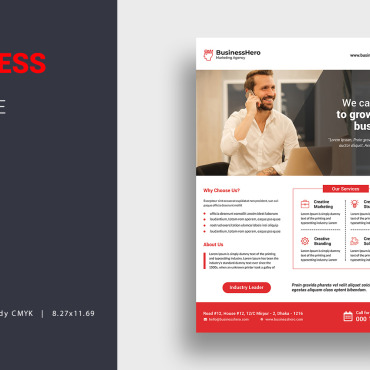 Flyercompanycorporatecorporate Flyerflyerleafletmagazinemarketingmodernnewspaperposterprofessionalpromotionprospectusservicetemplate Corporate Identity 109710