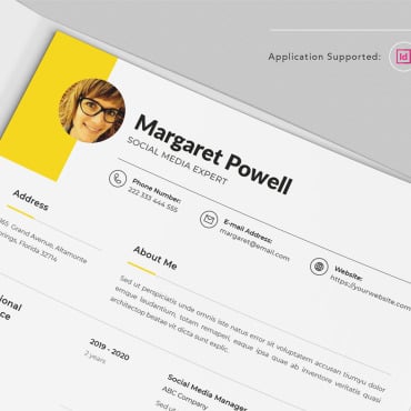 Cv Minimalist Resume Templates 109716