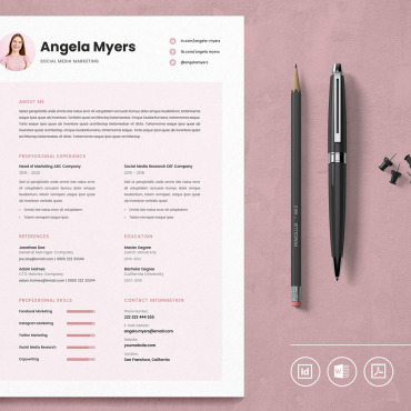 Cv Minimalist Resume Templates 109729