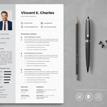 Cv Minimalist Resume Templates 109732