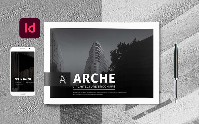 A5 Architecture Brochure - Corporate Identity Template