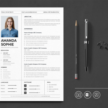 Cv Minimalist Resume Templates 109957