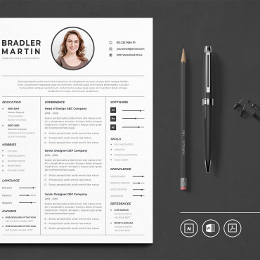 Cv Minimalist Resume Templates 109960