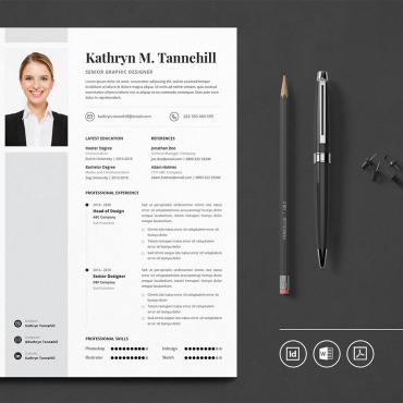 Cv Minimalist Resume Templates 109970