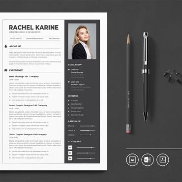 Cv Minimalist Resume Templates 109985