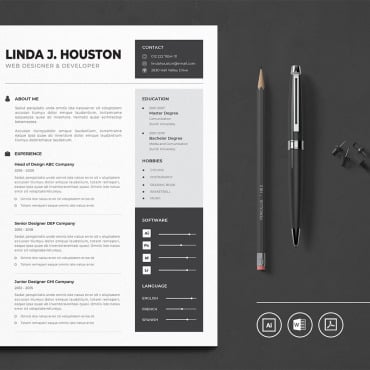 Cv Minimalist Resume Templates 109988