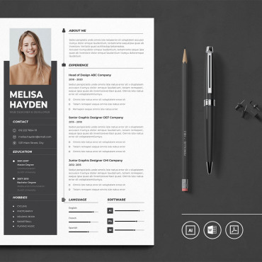 Cv Minimalist Resume Templates 109990