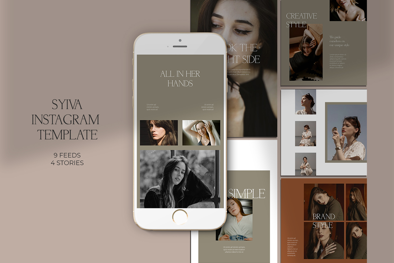 Syiva Instagram Templates for Social Media