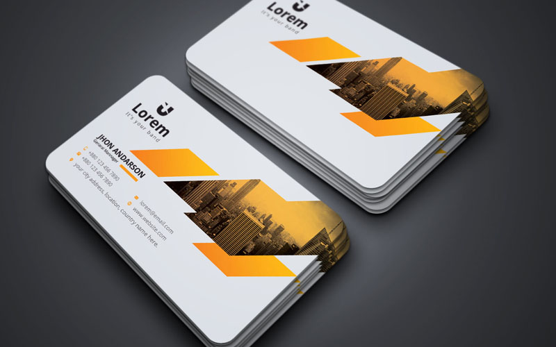 Jhon Andarson-Creative Business Card - Corporate Identity Template