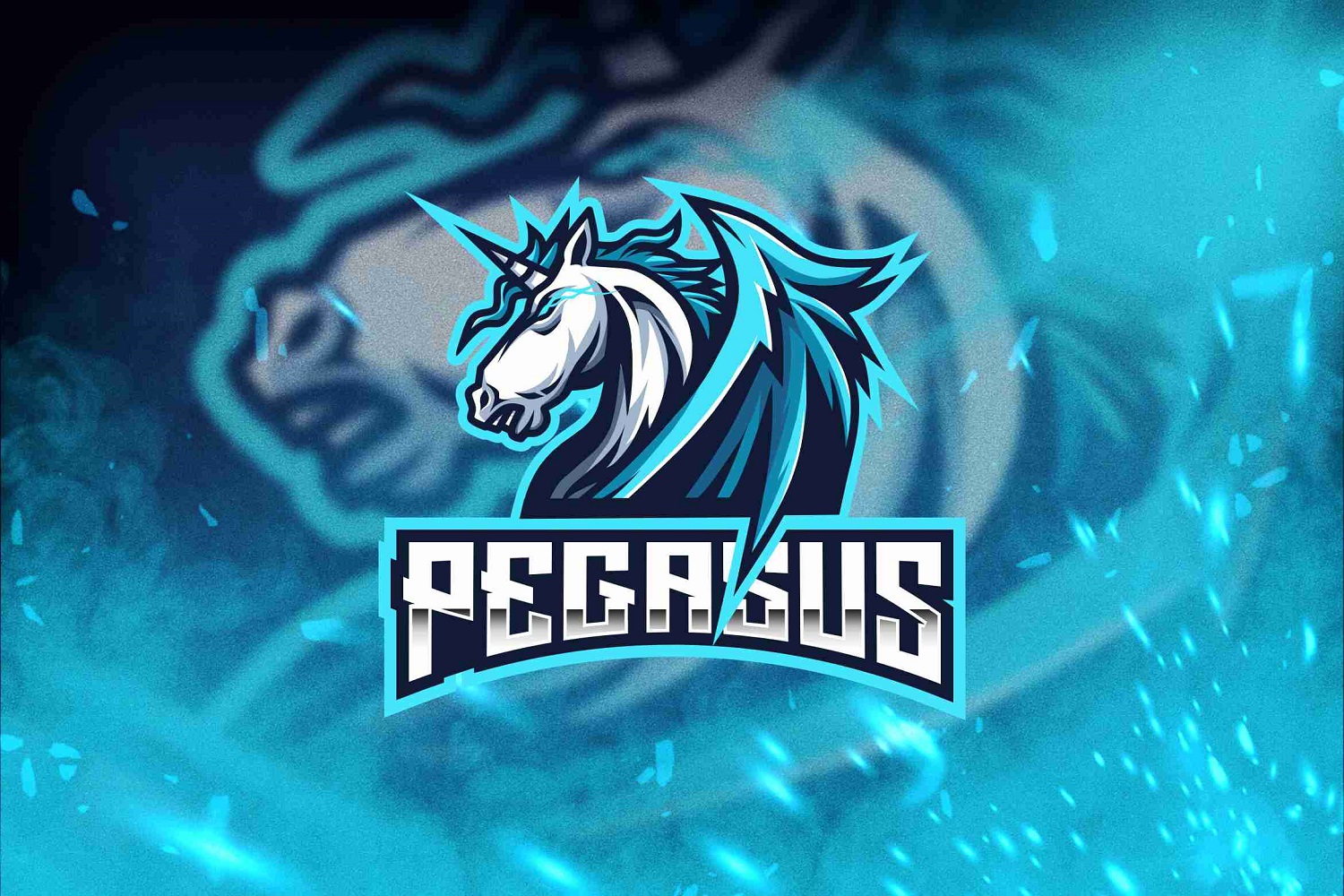 Pegasus Esport Logo Template