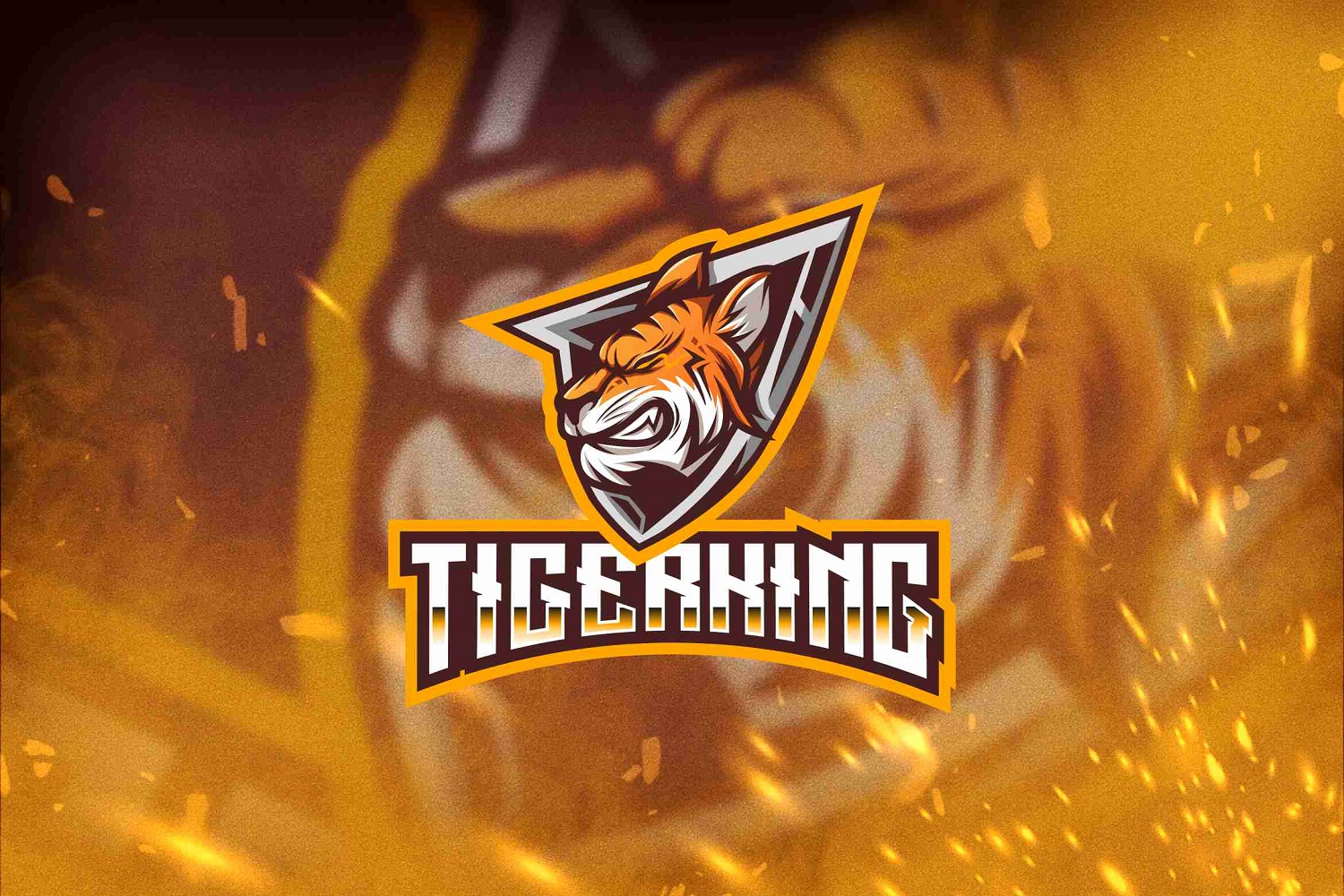 Tiger King Esport Logo Template