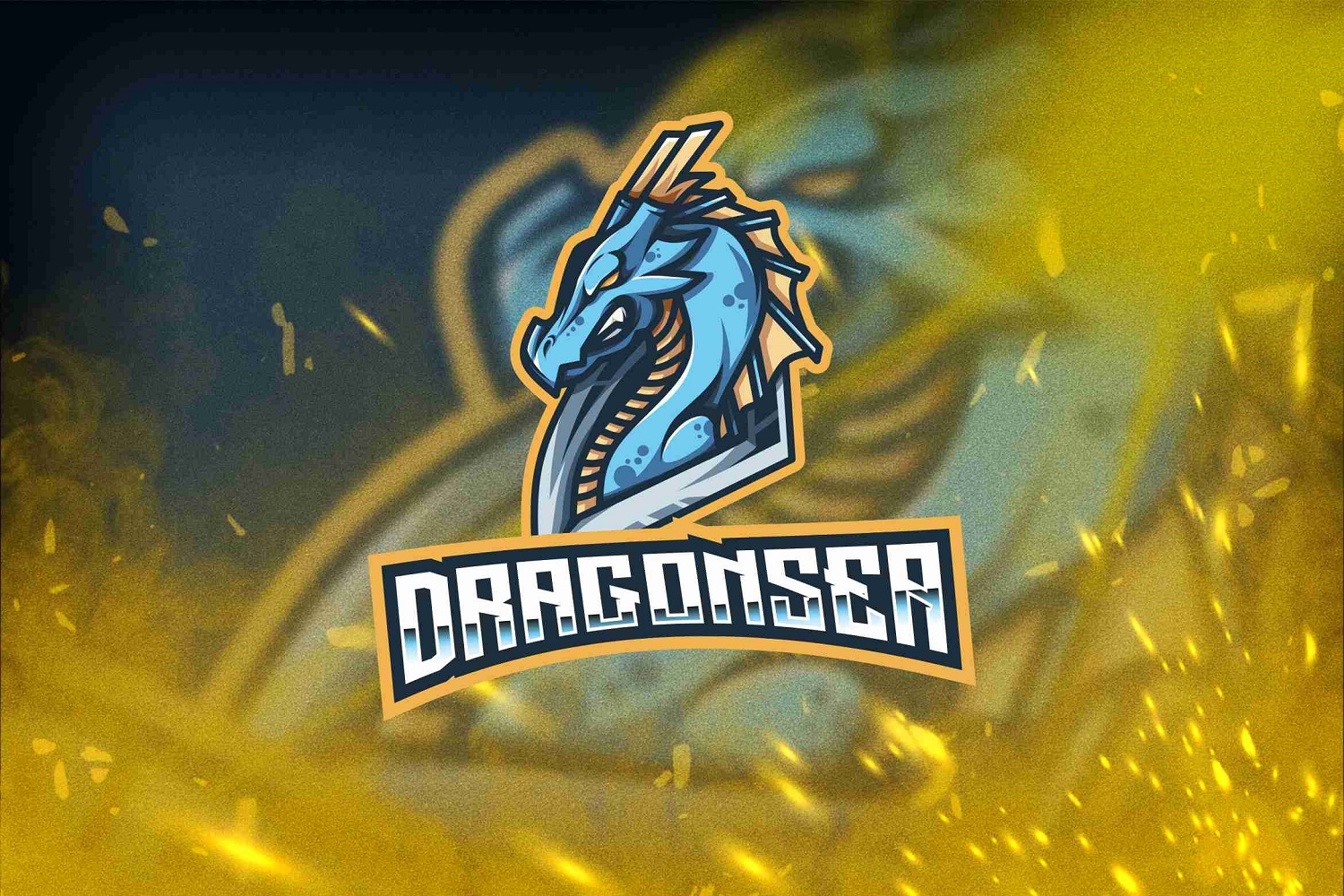 Dragon Sea Esport Logo Template