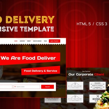 Delivery Home Responsive Website Templates 110117