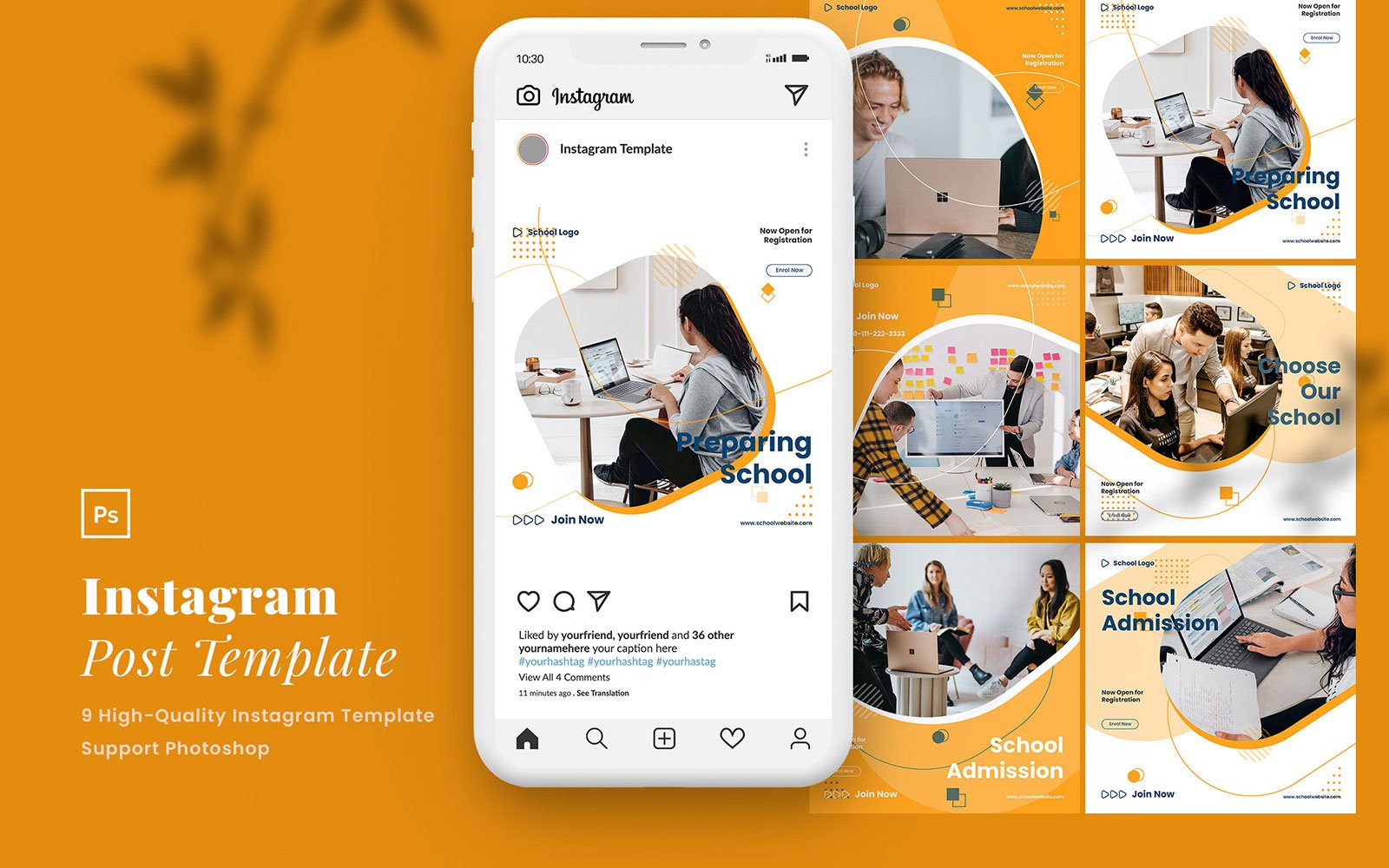 Elegant Education Instagram Post Template Vol.2 for Social Media