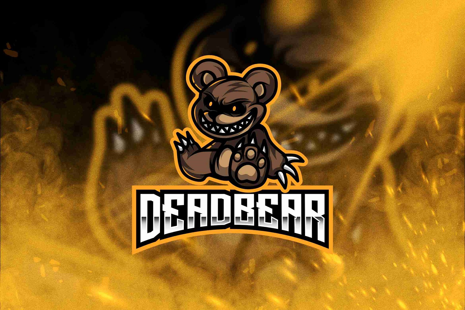 Dead Bear Esport Logo Template