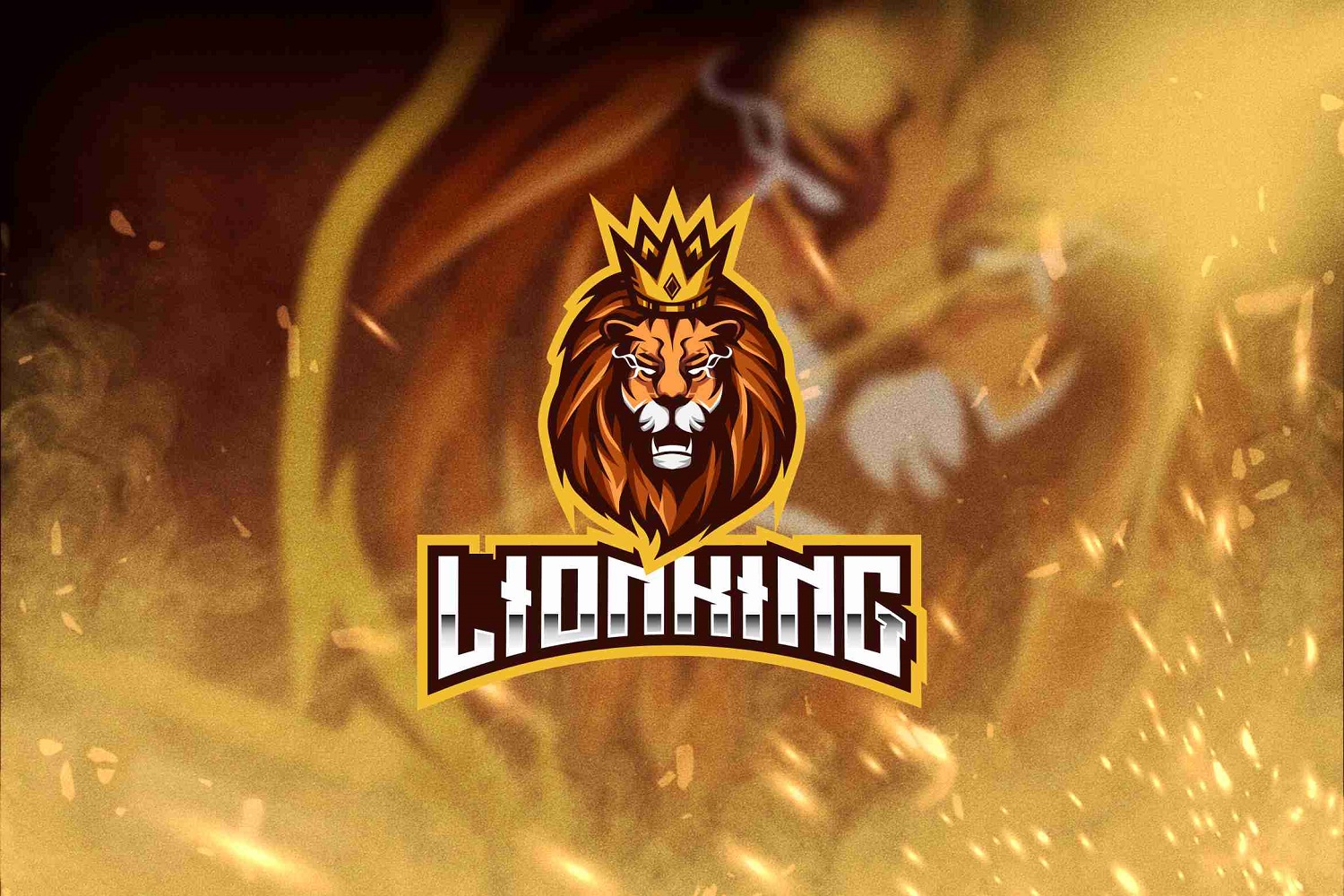 Lion King Esport Logo Template