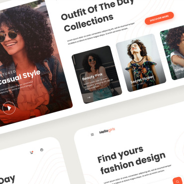 Website Fashion UI Elements 110275