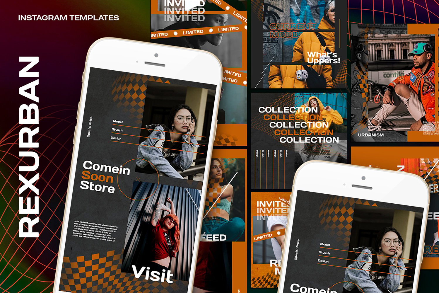 Rexurban Instagram Templates for Social Media