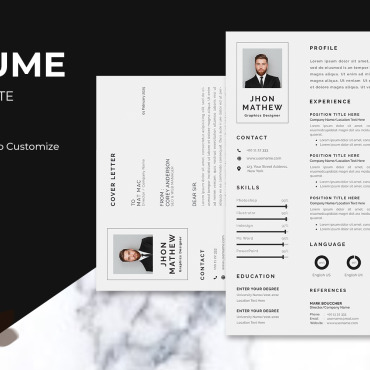 Pagea4cleancvdesignelegantfemale Resumefeminineinfographicletterminimalistmodernmodern  110404