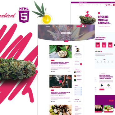 Cannabis Shop Website Templates 110426