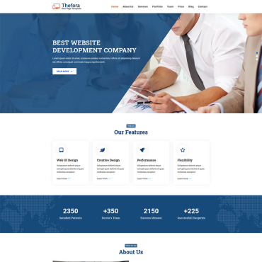 Business Corporate Landing Page Templates 110427