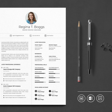 Cv Minimalist Resume Templates 110500