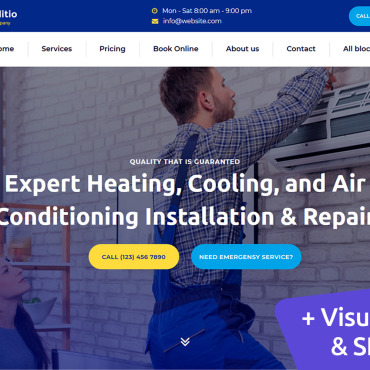 Repair Repair Landing Page Templates 110523