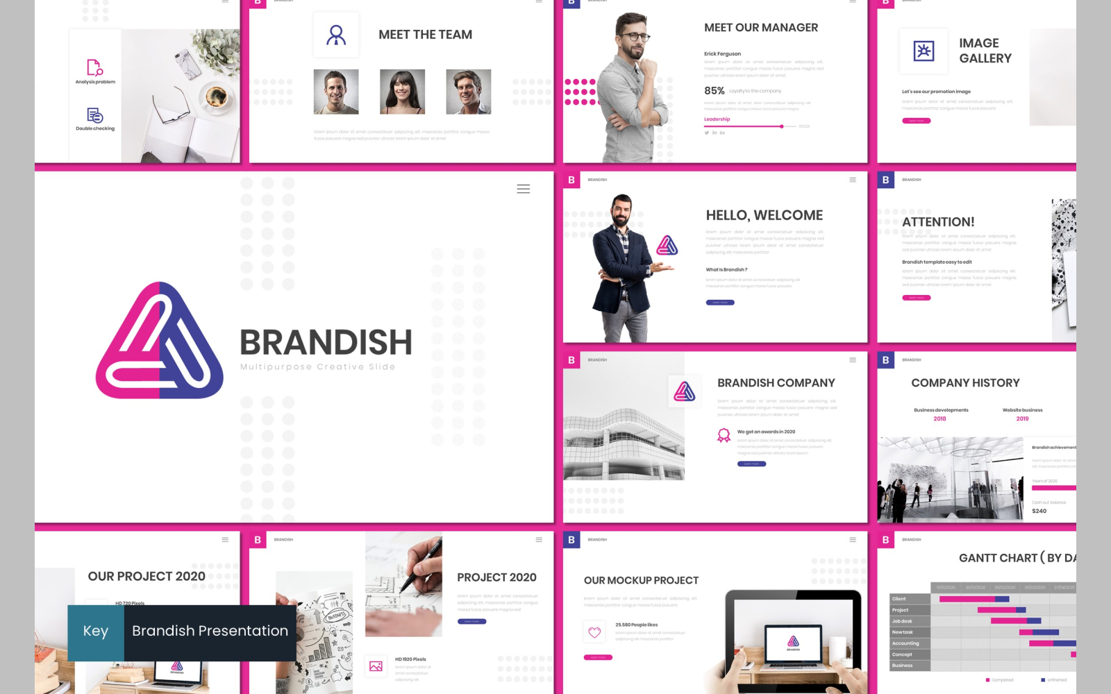 Brandish - Keynote template