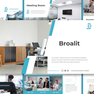 Creative Business Keynote Templates 110543