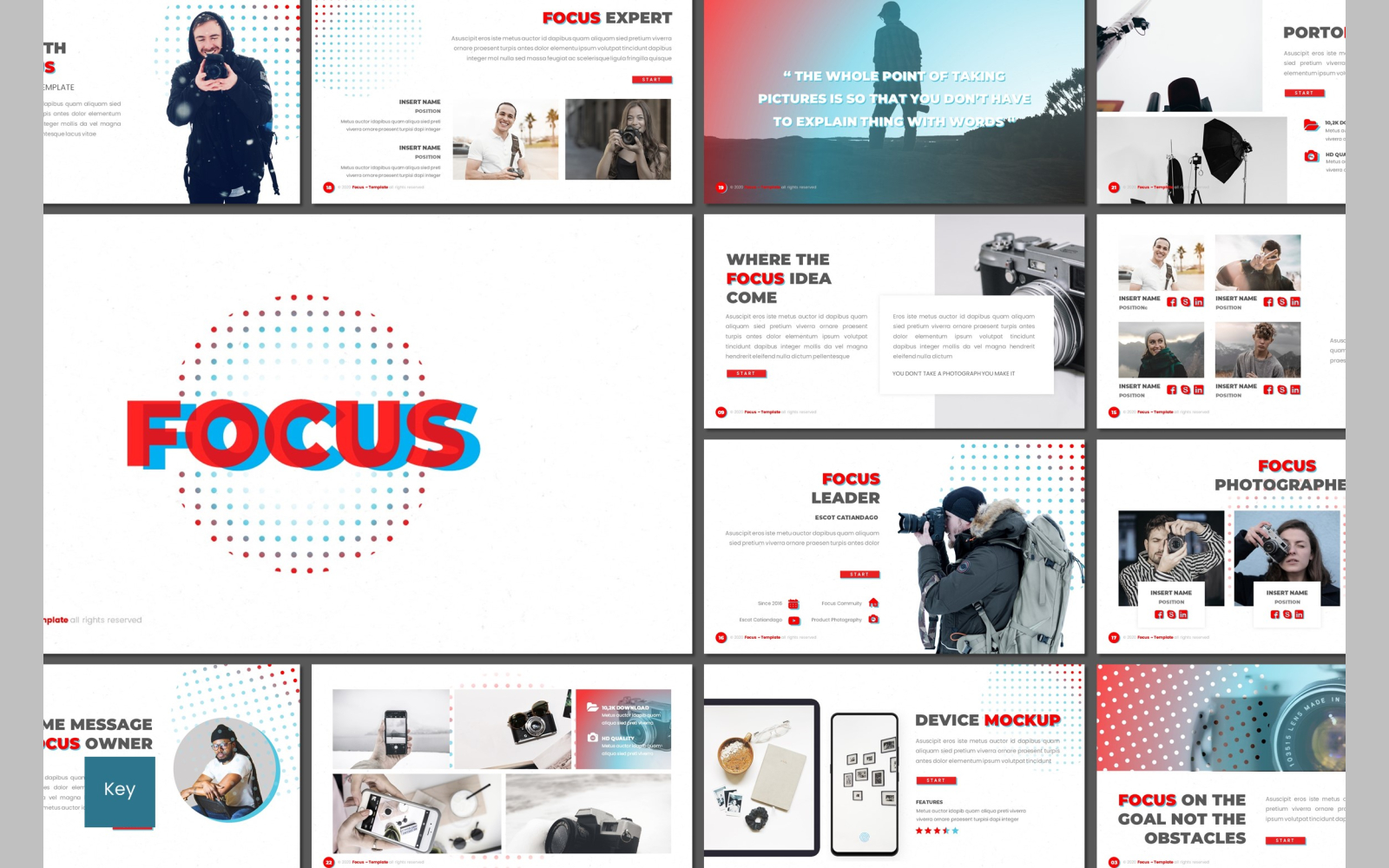 Focus - Keynote template