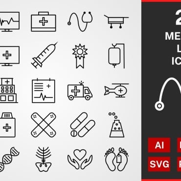 Set Linear Icon Sets 110613