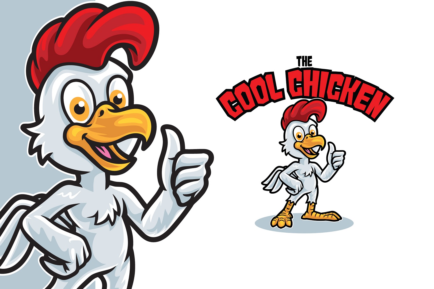 Cool Chicken Logo Template