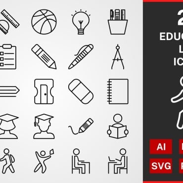 Set Linear Icon Sets 110628