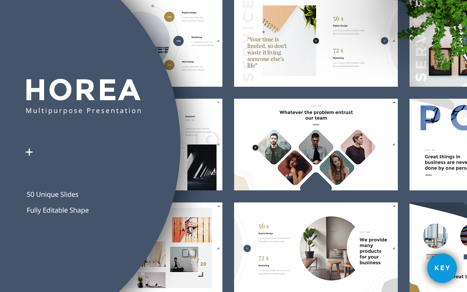 Horea - Multipurpose - Keynote template