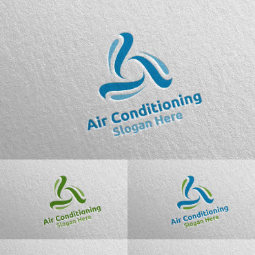 Air Conditioning Logo Templates 110721