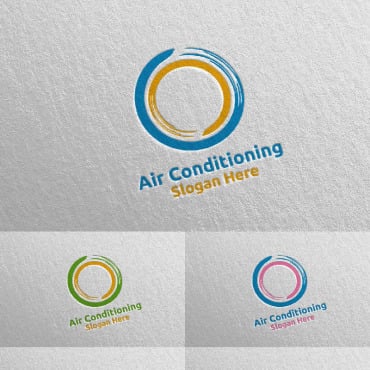 Air Conditioning Logo Templates 110725