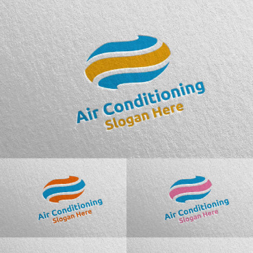 Air Conditioning Logo Templates 110731