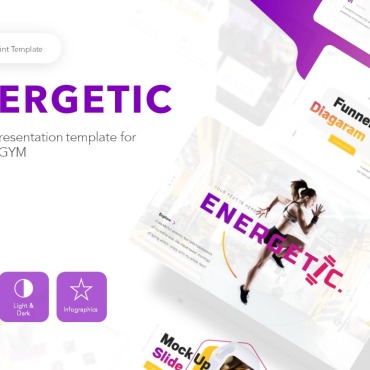 Healthy Fitness PowerPoint Templates 110734