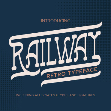 Vintage Logotype Fonts 110745