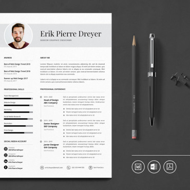 Cv Minimalist Resume Templates 110776