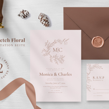 Invitation Leaf Corporate Identity 110779