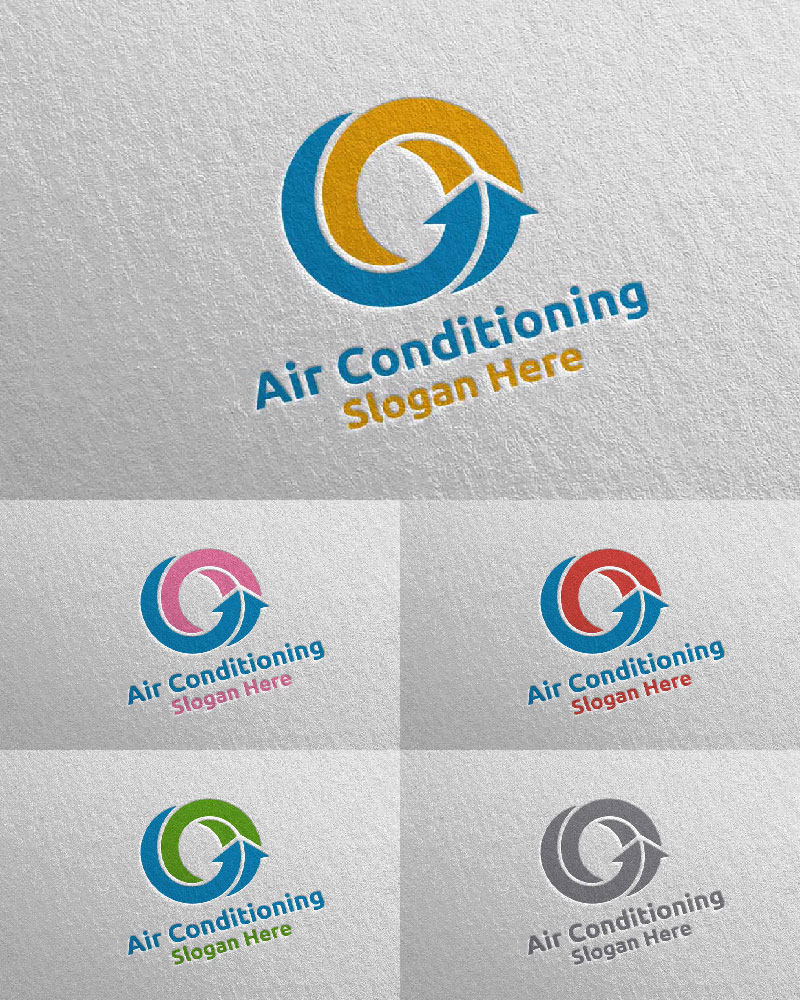 Air Conditioning and Heating Services 18 Logo Template