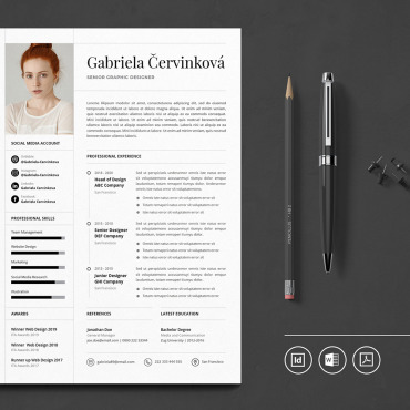 Cv Minimalist Resume Templates 110899