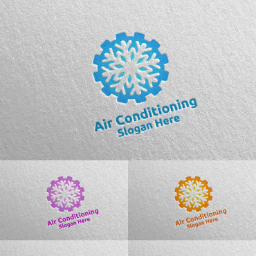 Air Conditioning Logo Templates 110927