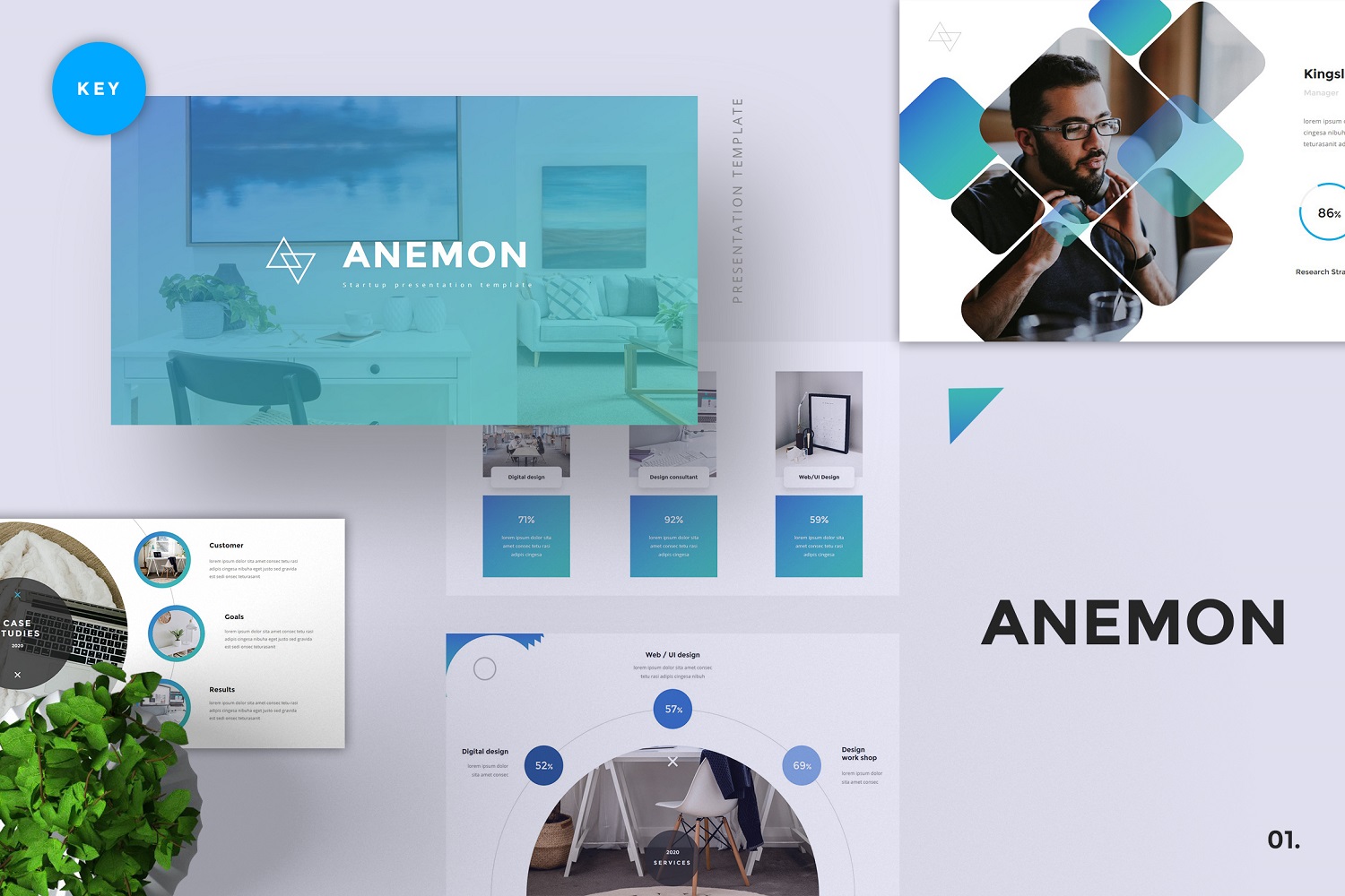 Anemon - StartUp - Keynote template