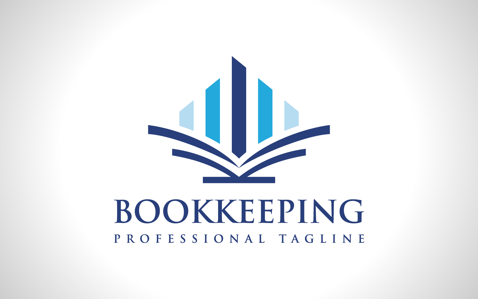 Professional Accounting Bookkeeping Logo Design