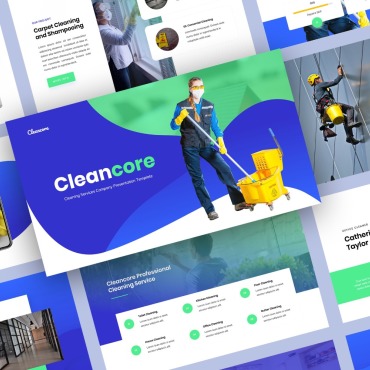 Cleaningservice Service PowerPoint Templates 110984