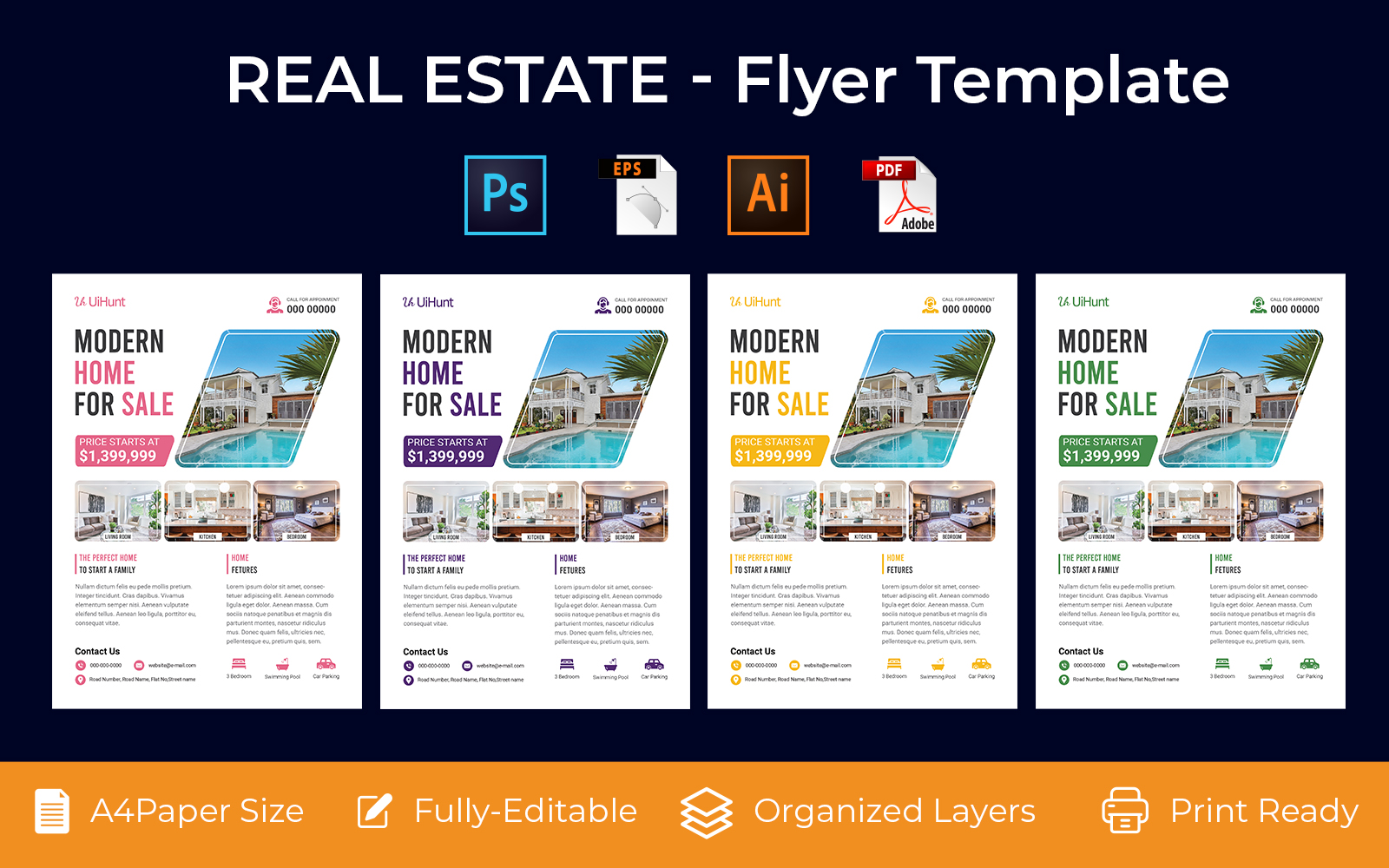 Real Estate Flyer Vol-03 - Corporate Identity Template