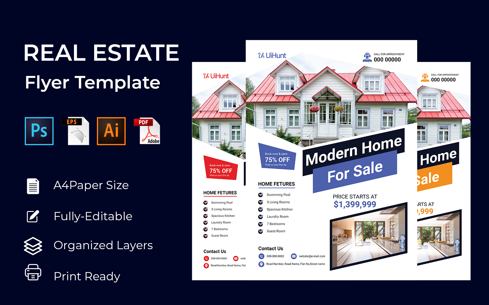 Real Estate Flyer Vol-02 - Corporate Identity Template